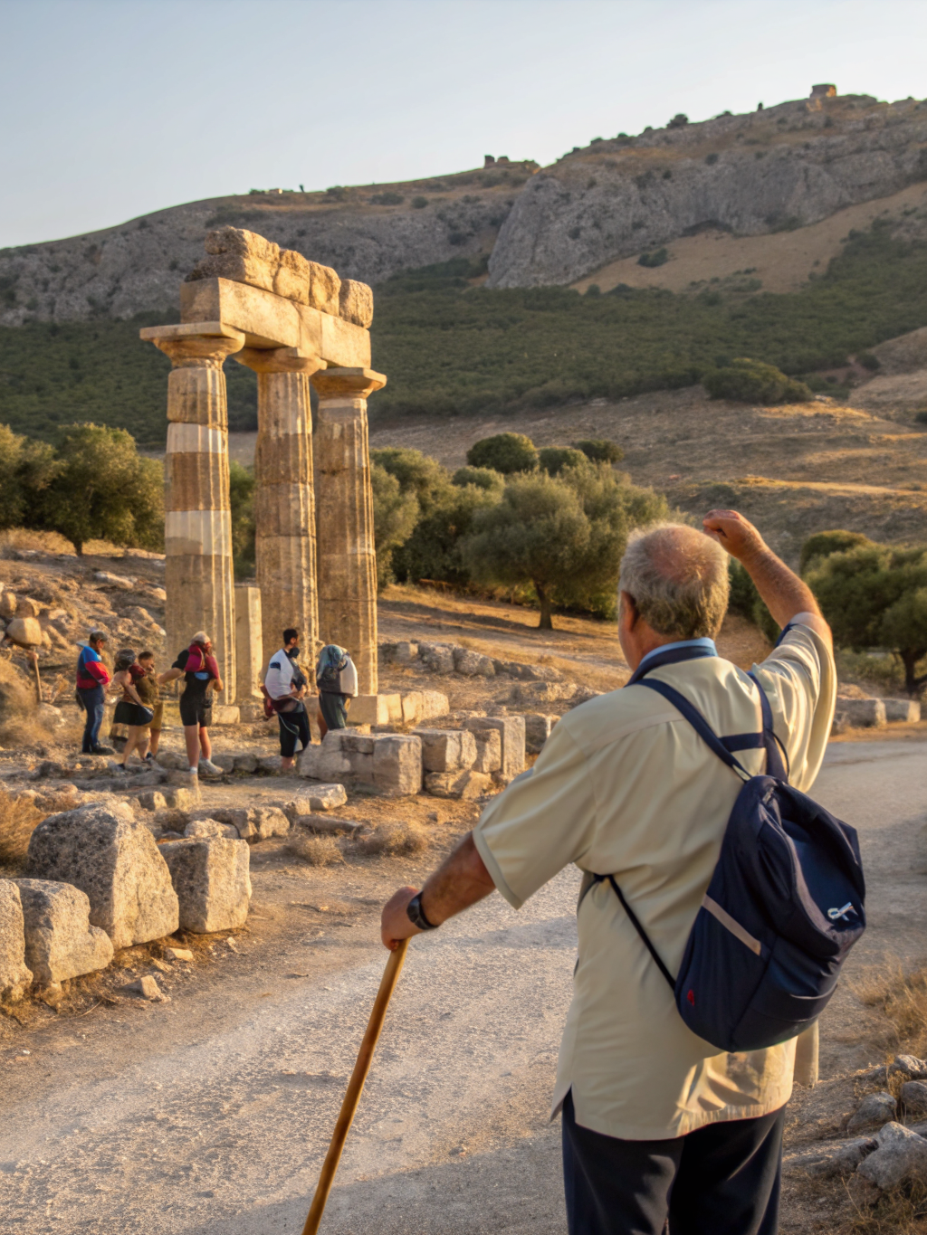 Private guided tour of an ancient historical site